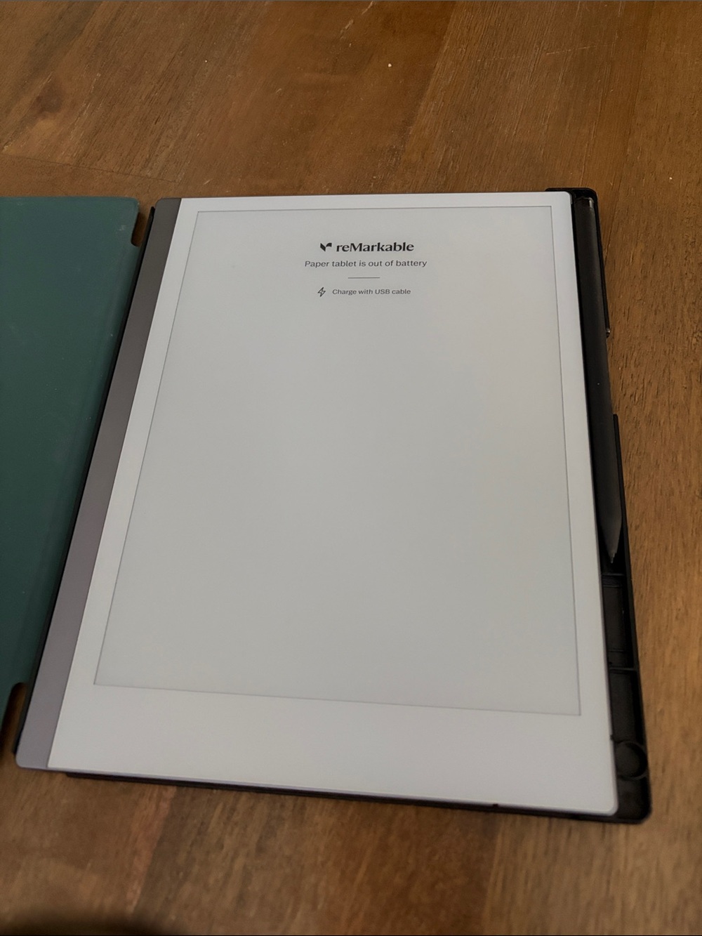 reMarkable Paper Tablet in White with Stylus Holder